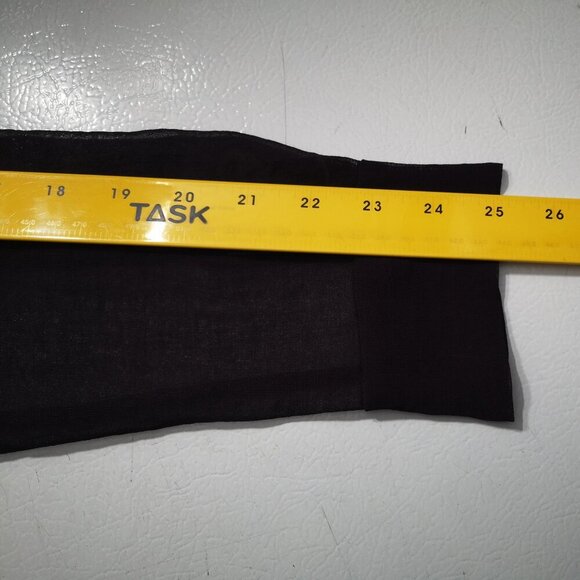 NWT RW&CO Ladies Size Medium Burgundy & Black Lightweight Blouse - Picture 12 of 13